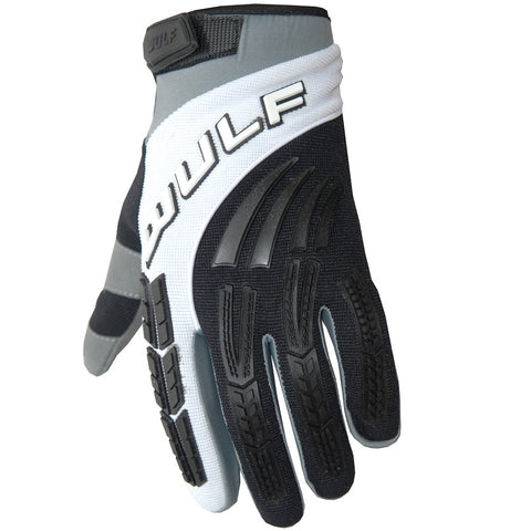Wulfsport Cub Shadow Kids / Childrens Motocross Gloves - BLACK