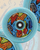 Root Industries X Kota Limited Edition Air 110mm Wheels - Blue - Sold As A Pair