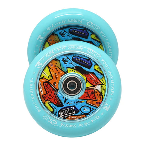 Root Industries X Kota Limited Edition Air 110mm Wheels - Blue - Sold As A Pair