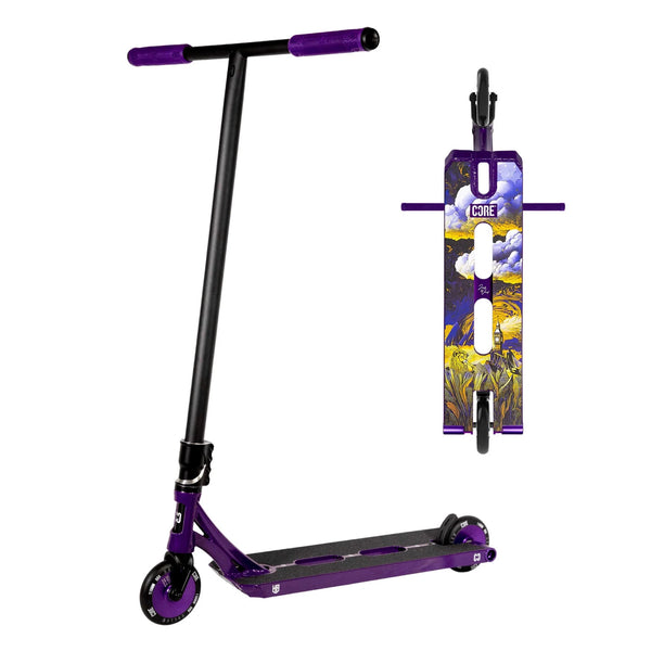 Core ST2 Halfbarz Limited Edition Complete Stunt Scooter - Purple / Bl