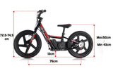 Revvi 16" Plus Electric Balance Bike - Red
