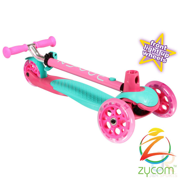 Zycom Zing Light Up Complete Scooter with Light Up Wheels - Teal