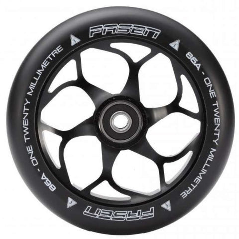 Fasen 120mm Black on Black Metal Core Wheels - Pro Xtreme Sports
