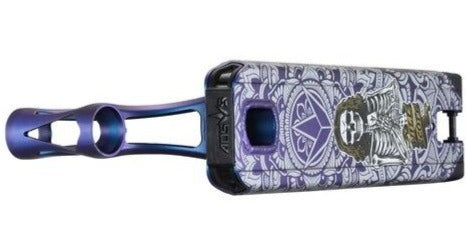 Deck De Trottinette Stunt Blunt AOSV6 Signature Will Scott – 16,5 X 58,4 Cm, Version Ace Of Spades, Finition Noire Mate
