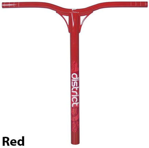 District ST-3 XL Scooter Bars - Red - Pro Xtreme Sports