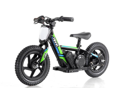 Revvi 12" Electric Balance Bike - Green - 2025 Model
