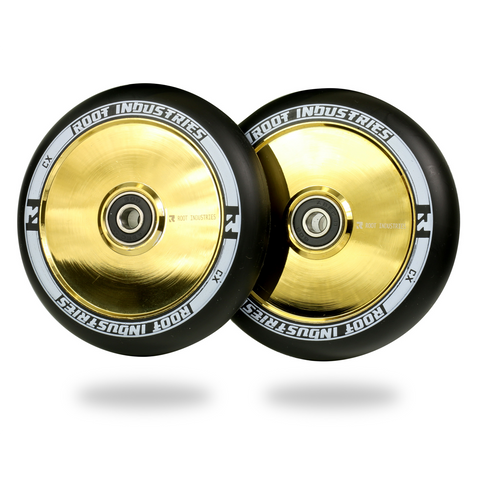 Root Industries Air Wheels 110mm | Black/Gold - Pro Xtreme Sports