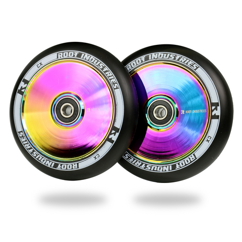 Root Industries Air Wheels 110mm | Black/Neochrome - Pro Xtreme Sports