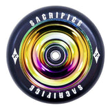 Sacrifice Oil Slick 110mm Scooter Wheels - Neochrome - Pro Xtreme Sports