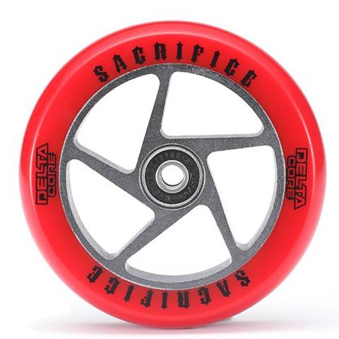 Sacrifice Delta Core Wheel – Red Titanium - Pro Xtreme Sports