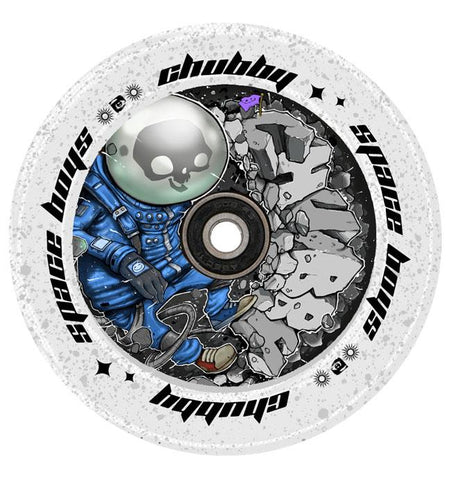 Chubby Scooter Wheels 110mm - Spaceboy - SOLD AS A PAIR