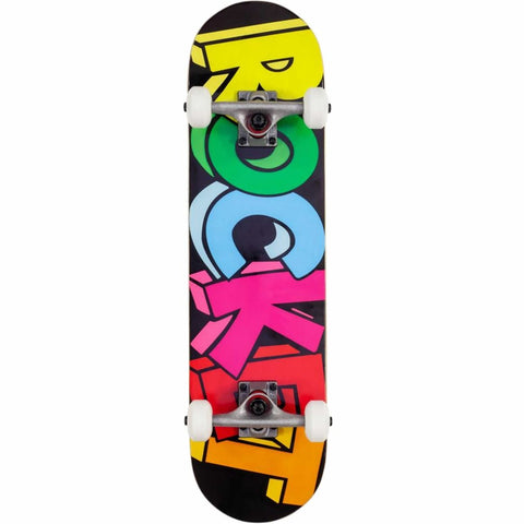 ROCKET BLOCKS MINI COMPLETE SKATEBOARD - 29.5" X 7.5"