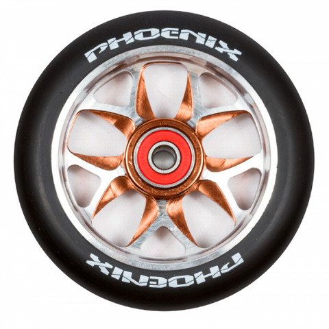 Phoenix F8 Alloy Core Wheels 110mm - Bronze/Black - Pro Xtreme Sports