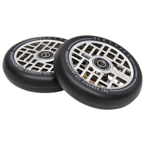 Oath Lattice 110mm  Stunt Scooter Wheels - Neo Silver