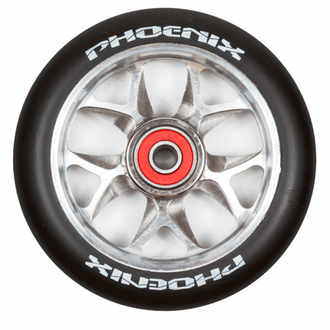 Phoenix F8 Alloy Core Wheels 110mm - Titanium/Black - Pro Xtreme Sports