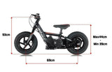 Revvi 12" Electric Balance bike - Orange - 2025 Model