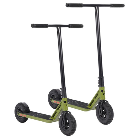 Triad Shape Shifter Dirt Scooter- Large - Matte Green / Black