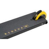 UrbanArtt Bone Complete Stunt Scooter - 5.5" x 21" - Black / Yellow