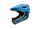 Revvi Super Lightweight Kids Full Face Helmet (54-57cm) - Blue