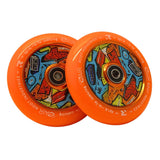 Root Industries X Kota Limited Edition Air 110mm Wheels - Orange - Sold As A Pair
