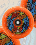 Root Industries X Kota Limited Edition Air 110mm Wheels - Orange - Sold As A Pair