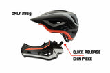 Revvi Super Lightweight Kids Full Face Helmet (54-57cm) - Black