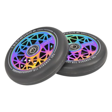 Oath Bermuda 110mm Stunt Scooter Wheels - Neo Chrome