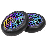 Oath Lattice 110mm Stunt Scooter Wheels - Neo Chrome