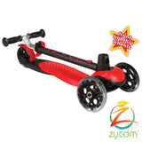Zycom Zing Light Up Complete Scooter with Light Up Wheels - Red/Black