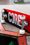 CORE Complete Skateboard Split - Red/Black 7.75