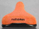 Mafia Fat Suede Bike Seat - Orange