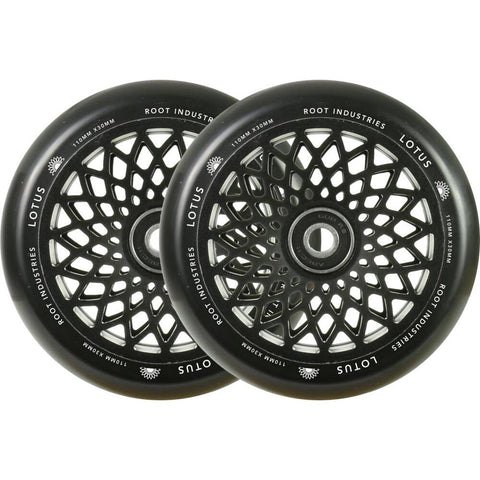 Root Industries Lotus 110mm Stunt Scooter Wheels - Black/Black
