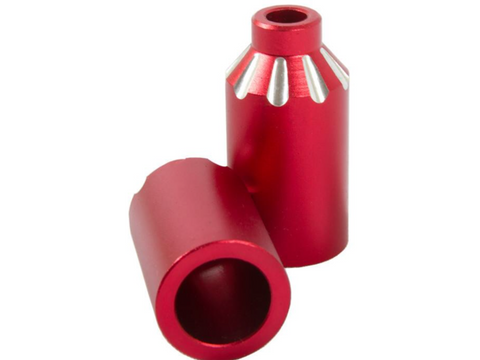 Aztec Contour Scooter Pegs - Red - Pro Xtreme Sports