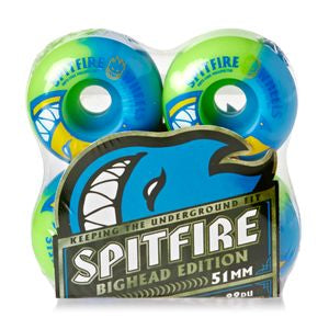 Spitfire Bighead Edition 99DU - 51mm Skateboard Wheels - Pro Xtreme Sports