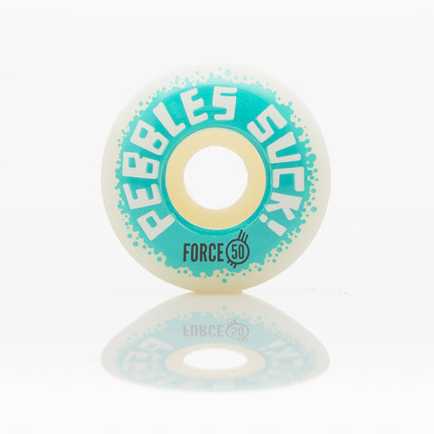 Force Pebbles Suck 99A - 50mm Skateboard Wheels - Pro Xtreme Sports