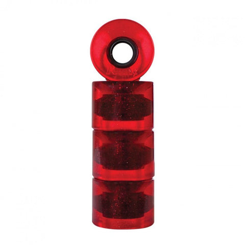 Penny Cruiser Skateboard Wheels - Red Glitter - Pro Xtreme Sports