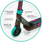 Madd Gear Kick Mini Pro Rascal  III - Teal/Pink