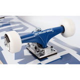 Rampage Block Logo Complete Skateboard - Blue/White
