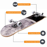 Rampage Moonscape Complete Skateboard - 8"