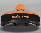 Mafiabike Medusa Bike Seat - Crackle Orange